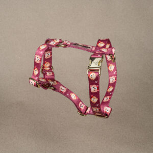 Szelki guard „Teddy bow” ze złotymi okuciami