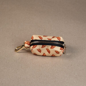 Etui na kupoworki „Croissant” ze złotym karabińczykiem