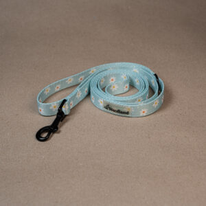 Smycz miejska „Daisy” z czarnymi okuciami