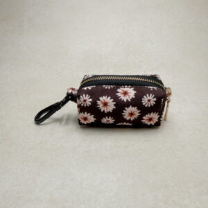 Etui na kupoworki „Wildflower” z czarnym karabińczykiem